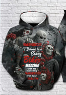 YX Girl Dragon Combo Hoodie + Legging Combo Outfit Yoga Crazy Biker Skull 3D Printed Apparel