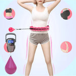 Slimming Hoop With Weight Exercise Weights Sport Sports Hoop Waist Trainer Exercise At Home Fitness Belly Abdominal Adjustable