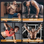 Weights Dumbbells Set, Adjustable Dumbbell Sets 22Lbs 44Lbs 66Lbs 88Lbs with Solid Steel, Barbell Free Weight Set with Connector