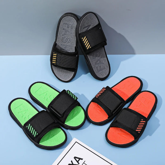 High Quality Brand New Men Casual Slippers Sandals Outdoor Beach Shoes Clogs Designer EVA Soft Bottom Summer Men Home Slippers