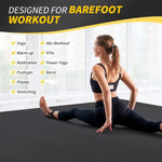 Large Yoga Mat, Extra Thick Workout Mats for Home Gym, 6'x 4'x 8 mm Non Slip Wide Exercise Mat for Pilates