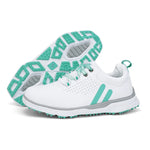 TTYGJ Fashionable Ladies Shoes Breathable Waterproof Golf Sneakers Women Golf Sports Shoes Ultra-light Golf Footwear Lace-up