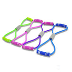 Figure 8 pull rope With open shoulder and back shaping chest expander yoga pilates assist stretch figure 8 pull rope