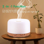 Aroma Essential Oil Diffuser Aromatherapy Ultrasonic Air Humidifier Automatically Remote Control Humidificador 300 500 1000ml