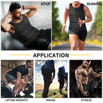 Tank Trainer Shirt Men Fat Sauna Vest Waist Sweat Workout Shaper Body Burner Tops Undershirt Shapewear Slimming Compression