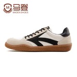 Maden 2023 Spring New Retro Casual Shoes for Men White Low Top Sports Tennis Shoes Outdoor Lace-Up Footwear Designer Sneakers