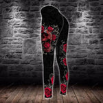 YX Girl Dragon Combo Hoodie + Legging Combo Outfit Yoga Skull Bad Moms Dark 3D Printed Apparel