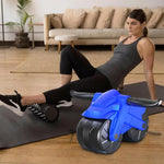 Abdominal Wheel Automatic Rebound Mute Belly Crunch Butt Abdominal Back Muscle Training Slimming Home Gym Abs Fitness Equipment