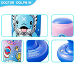 1.2M Inflatable Boxing Standing Bag Boxing Punch Sandbag PVC Boxing Column Training Target Stress Relief for Kid Gift