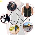LAZAWG Sauna Vest for Men Sweat TankTop Weight Loss Slimming Neoprene Sleeveless Body Shaper Fat Burner Gym Exercise Workout