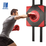 Boxing Punch Target PU Leather Boxing Training Sandbag Adjustable Height Punching Bag Wall Punching Pad for Fitness Taekwondo