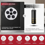 Music Boxing Machine Home Wall Mounted Electronic Boxing Machine, Portable Smart Bluetooth LED Lights Music Boxing Machine, 2 Pa