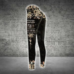 YX Girl Dragon Combo Hoodie + Legging Combo Outfit Yoga Falling In Love With Him 3D Printed Apparel