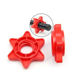 Effortless Spinlock Technology 2pc Weight Check Nut Barbell Bar Clips Spin Lock Screw Dumbbell Spinlock Collars
