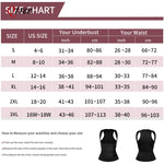 Qtree Waist Trainer Corset Neoprene Sweat Sauna Vest Women Weight Loss with Zipper and Waist Trimmer Belt Slimming Body Shaper