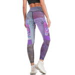 VAPOR VIBES Vaporwear Apparel Leggings for fitness Women's sports pants Womens Leggings