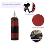 70cm sandbag EMPTY Training Fitness MMA Boxing Bag Hook Hanging Kick Fight Bag Sand Punch Punching Bag Sandbag