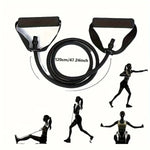 New 5 Levels Resistance Bands with Handles Training Exercise Tube Band Pull Rope Fitness Elastic Bands Workouts Strength Equipm