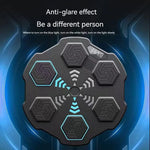 Smart Music Boxing Target Led Digital Display Boxing Training Pad Office Stress Relief Sports Bluetooth Electronic Wall Target