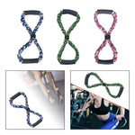 8 Shape Resistance Band Equipment Practical Pilates Home Stretch Chest Fitness