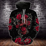 YX Girl Dragon Combo Hoodie + Legging Combo Outfit Yoga Skull Bad Moms Dark 3D Printed Apparel
