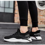Sneakers Men Lightweight Mesh Breathable Shoes Male Soft Sole Lace-up Walking Shoes Fashion Sports Running Footwear Gym Fitness