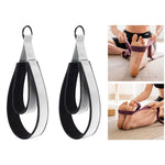 2Pcs Pilates Double Loop Straps Exercise Yoga Straps D Rings Straps Handle for Beginner Workout Improve Flexibility Adults