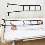 Black Adjustable Elderly Sit Up Rope Padded with 3/4/6 Handle Get Up Assist Belt Hand Grip Helper Elderly Pull Up Strap Disabled