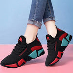 Fashion Womens Running Shoes Mesh Upper Breathable Outdoor Sports Shoe for Women Lightweight Casual Walking Footwears Lace-up