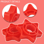 Effortless Spinlock Technology 2pc Weight Check Nut Barbell Bar Clips Spin Lock Screw Dumbbell Spinlock Collars