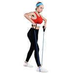 New 5 Levels Resistance Bands with Handles Training Exercise Tube Band Pull Rope Fitness Elastic Bands Workouts Strength Equipm