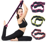 Yoga Pull Strap Belt Polyester Elastic Latin Dance Stretching Band Loop Yoga Pilates GYM Fitness Exercise Resistance Bands