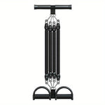 Adjustable EVA Resistance Puller – Sliding Pedal Trainer with Footrest
