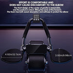 Ab Roller Wheel – Core & Full-Body Strength Trainer with Knee Pad