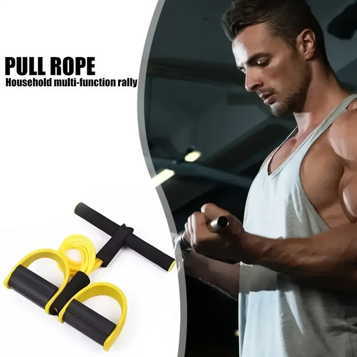 4-Tube Resistance Bands – Medium Tension Home Workout & Core Trainer