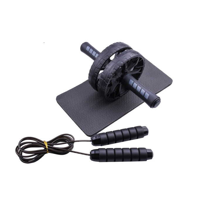 XC LOHAS Abdominal Wheel Roller With Push-ups Stands Jump Rope Ab Roller Hand Strengthener Muscle Trainer Fitness Equipment