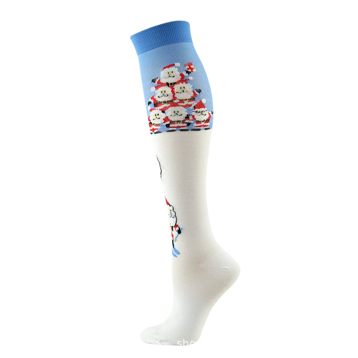 Sport Christmas Pressure Socks Men's and Women's Sports Compression Socks Drop Shipping Sports Footwear