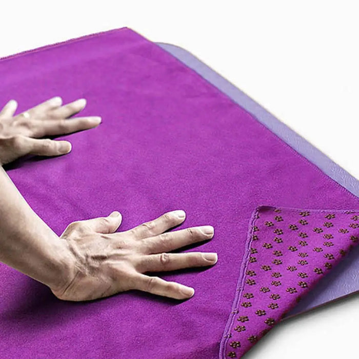 Non Slip Yoga Mat Towel Blanket Sports Travel Fitness Pilates Exercise Cover
