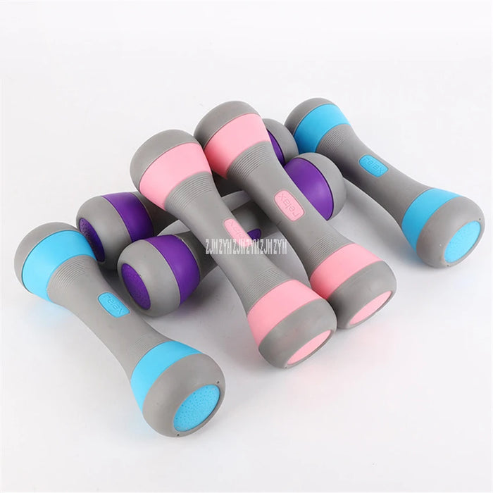 RX-Y003 Household Gym 4kg Women's Adjustable Small Rubber Covered Yoga Dumbbell Weight Loss Body Shape Indoor Fitness Equipment