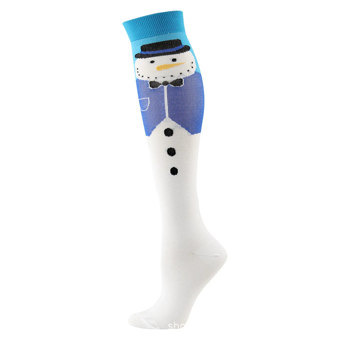 Sport Christmas Pressure Socks Men's and Women's Sports Compression Socks Drop Shipping Sports Footwear