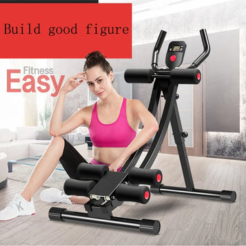 Vertical Abdomen Machine Handrail Abdominal Roller Coaster Indoor Fitness Muscle Training Device Adjustable Abdominal Trainer