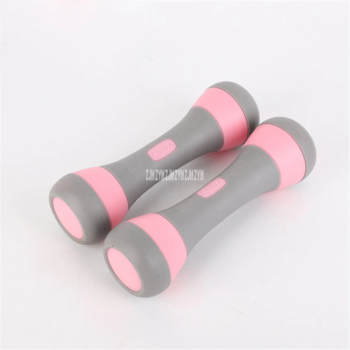 RX-Y003 Household Gym 4kg Women's Adjustable Small Rubber Covered Yoga Dumbbell Weight Loss Body Shape Indoor Fitness Equipment