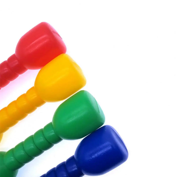 2Pcs Children Dumbbells Hand Weights Muscle Training Children Gym Dumbbells Plastic Non-slip Gym Equipment Dumbbells Kids Toy