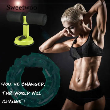 Muscle Training Sit Up Bars Stand Abdominal Core Fitness Equipment Strength Home Gym Self-Suction Fitness Accessories