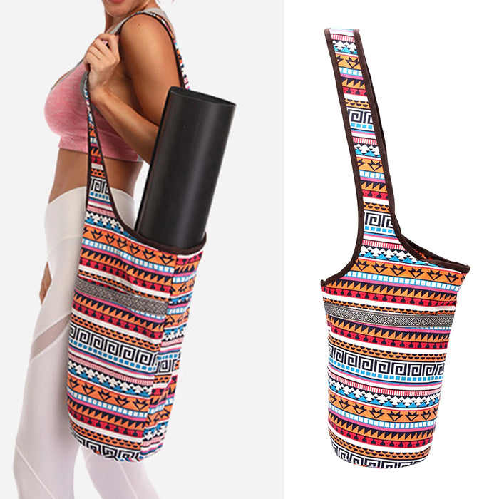 Yoga Mat Bag with Large Size Pocket and Zipper Pocket for Most Size Mats Yoga Bags Carriers for Women Yoga Mat Storage Bag