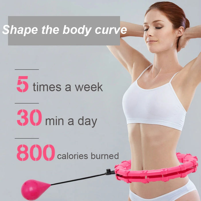Not Drop Adjustable Smart Sport Hoops Indoor Fitness Workout Home Exercise Gym Training Hoopfit Slim Waist Intelligent Hula Ring