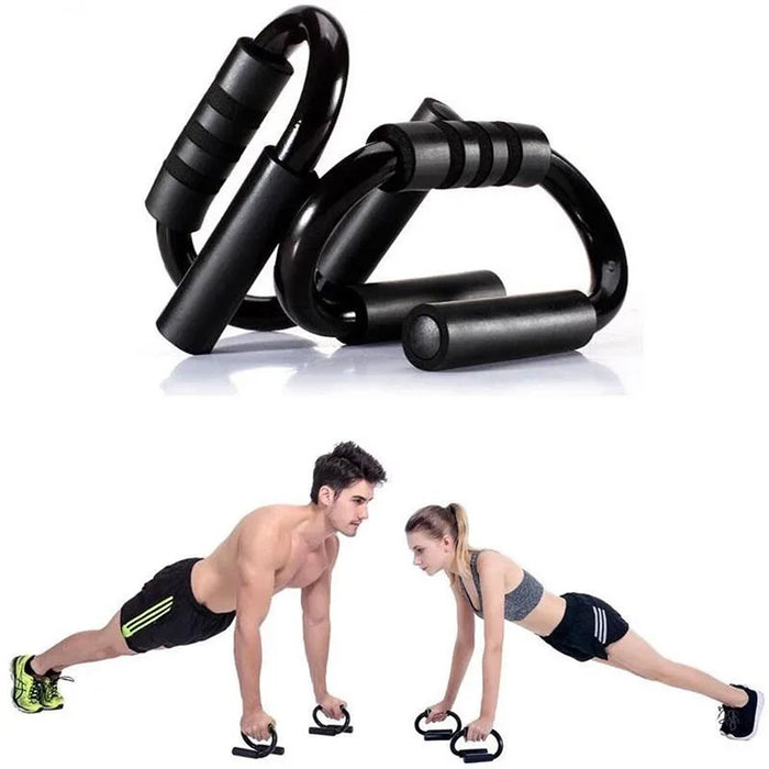 1pair I-shaped Push-up Rack Fitness Equipment Hand Sponge Grip Bars Muscle Training Push Up Bar Chest Home Gym Body Building