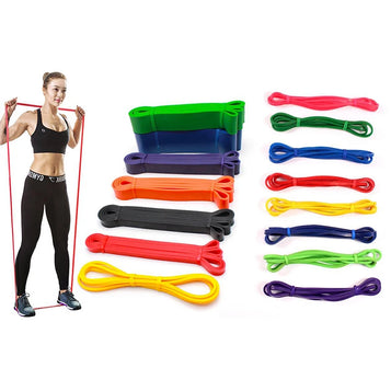 Heavy Duty Exercise Resistance Loop Set Bands Set Fitness Home Yoga Gym Pull Up Rope Resistance Bands