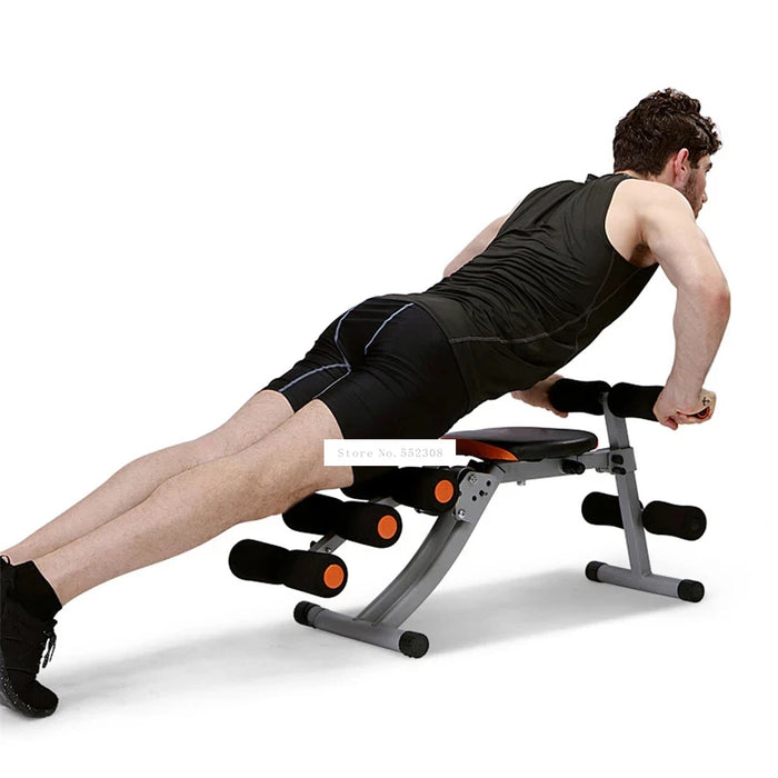 YX-B8222 Sit-Up Bench Equipment 6 In 1 Ab Abdominal Boards Muscle Trainer Abdomenizer Machine Ab Rocket Indoor Fitness Equipment