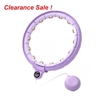 Massage Counting Sport Hoop Waist Weight Loose Adjustable Exercise Hoop Abdomen Trainer Belly Abdominal Home Fitness Equipment